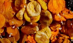 assortment of dried fruit and vegetables